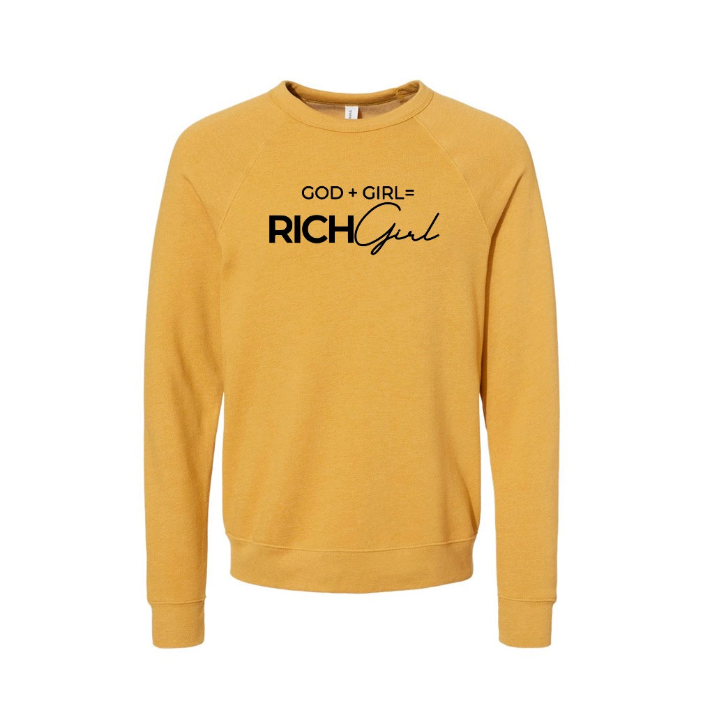 Sponge Fleece Raglan Crewneck Sweatshirt